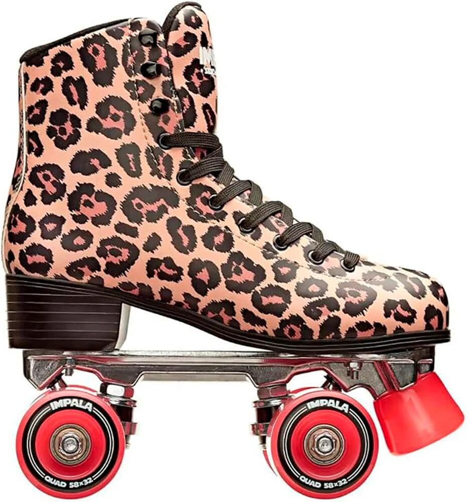 Impala Rollers Patines Para Mujer Quad Black Leopard EU 41