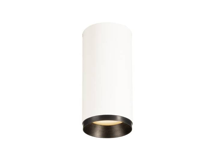 Opbouwspot Numinos M cilinder wit/zwart 3000K - 36gr SLV - 1004231