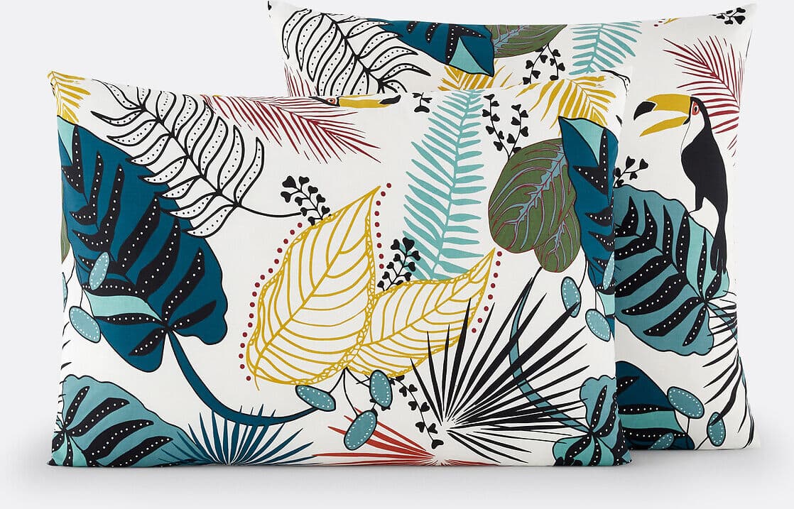 LA REDOUTE INTERIEURS Taie d'oreiller percale coton, Macara Jungle