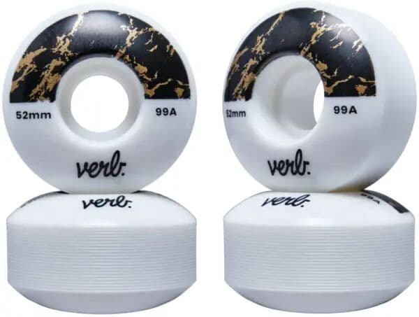 Skateboard Rollen Verb Dip 99A 4 Stk. (52mm - Marbel Black)