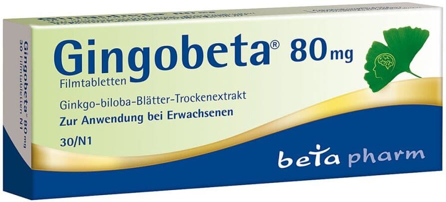 Gingobeta 80 mg Filmtabletten 30stk