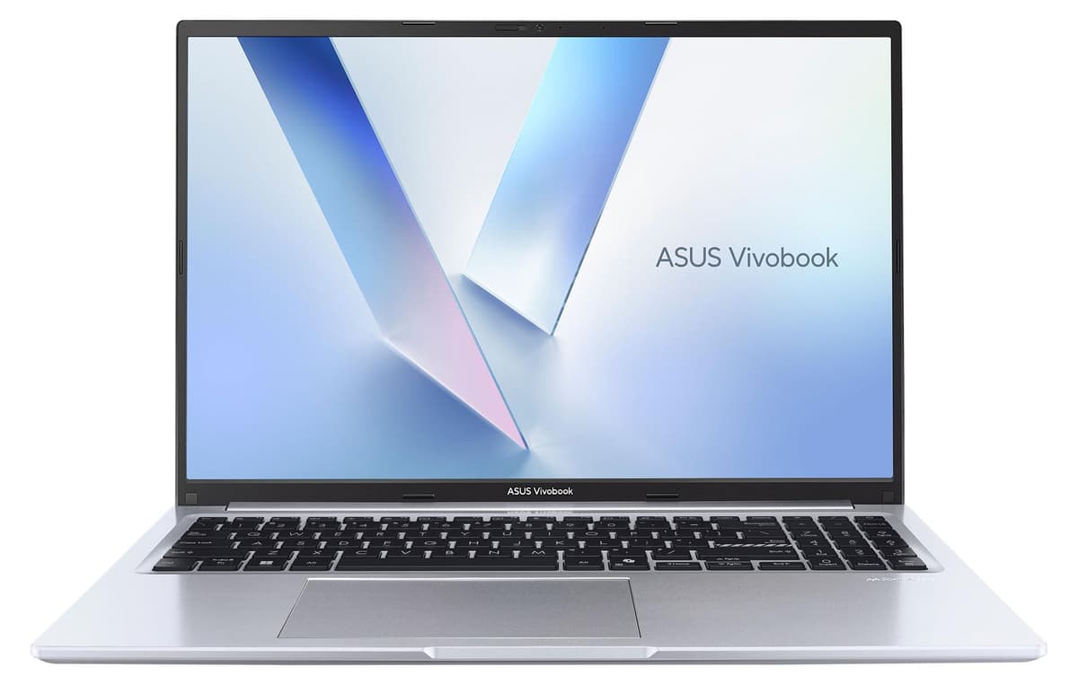 ASUS Vivobook 16 (Cool Silver, 16" WUXGA, AMD Ryzen 7 170, 56 GB RAM, 500 GB SSD) mit Windows 11 Pro