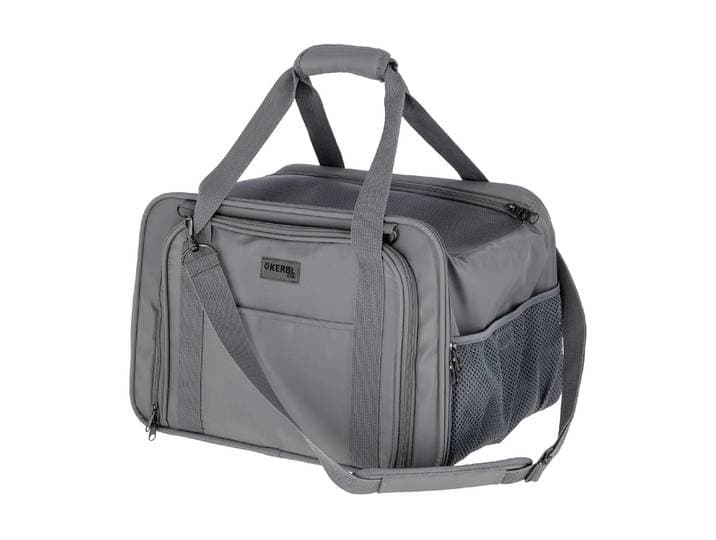 Tiertransporttasche KERBL Vacation 44 x 31 x 30 cm , grau, B:31cm H:30cm T:44cm, Tiertransportbehälter, Tiertransporttasche