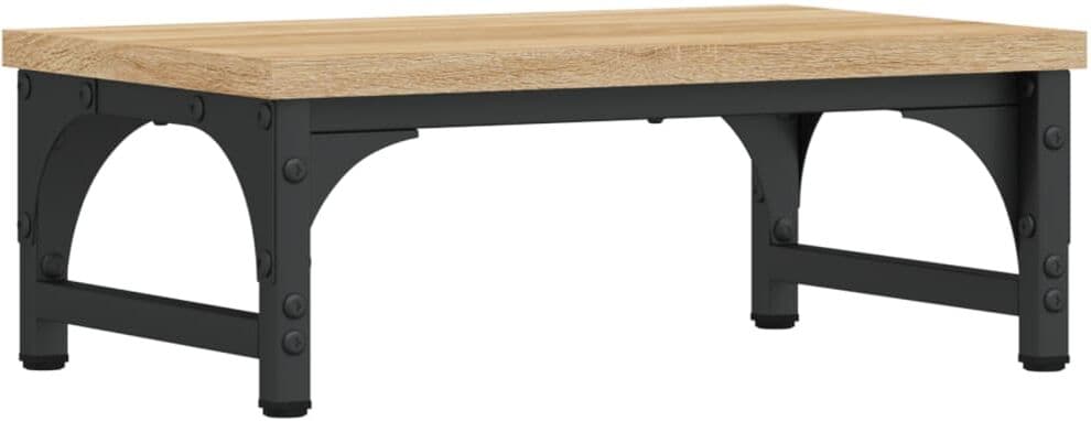 vidaXL Support de moniteur chêne sonoma 37x23x14 cm bois d'ingénierie