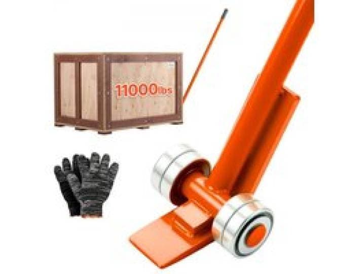 VEVOR Lastenheber 4990 kg Tragkraft, Möbelheber 1803,4 mm Länge, mit Handschuhen, Transporthilfe mit Stahlfelgen für schwere Möbel, Gegenstände & Betonblöcke, ideal für Umzug & Schwerlasttransport