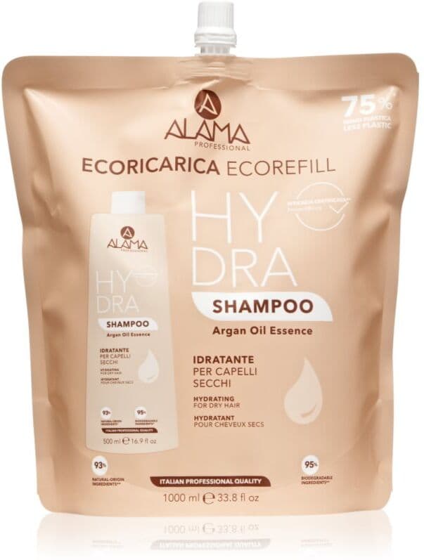 Alama Professional Hydra Shampoo ενυδατικό σαμπουάν Eco Refill 1000 ml