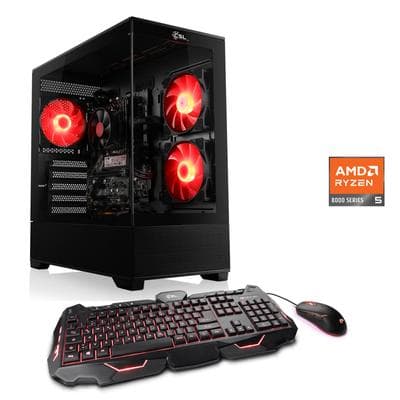 CSL Gaming-PC "AeroVision V24300", schwarz, Microsoft Windows 11 Home (64 Bit), 32 GB RAM 1.000 GB SSD, Desktop-PCs