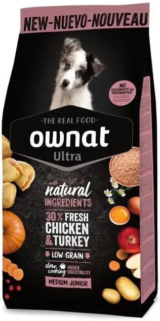 Ownat Ultra Medium Junior Perro 12 Kg