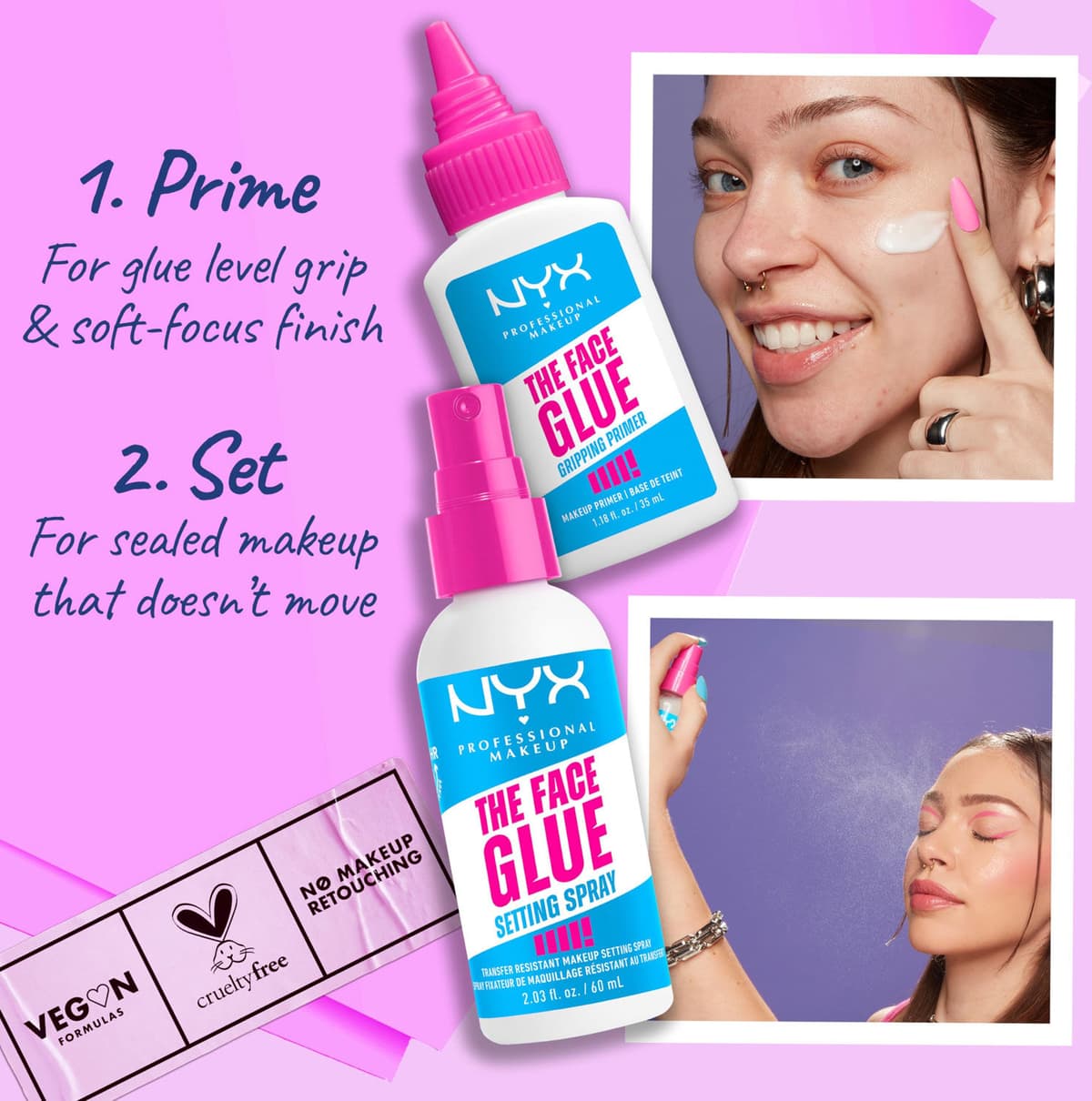 NYX Professional Makeup NYX The Face Glue Gripping Primer 35ml