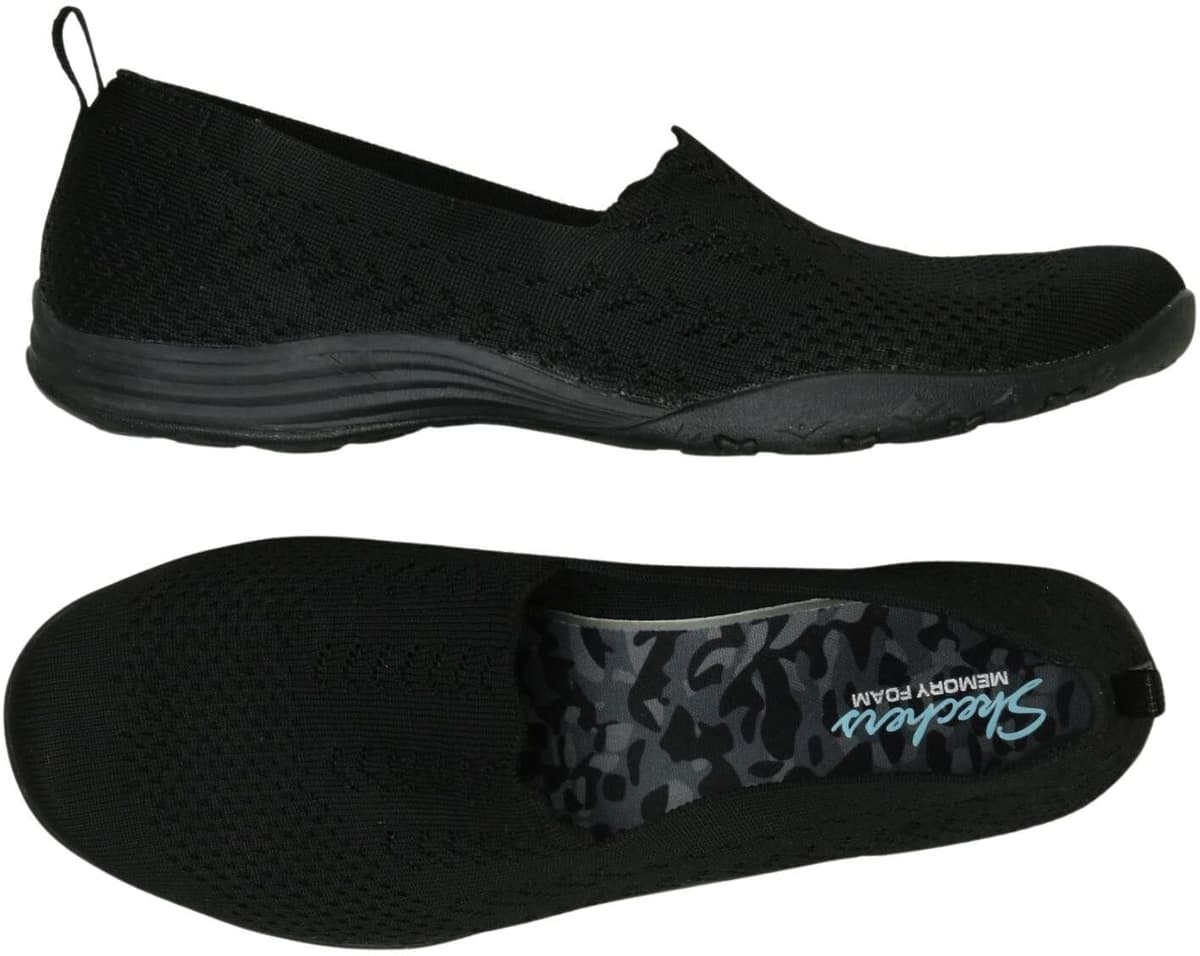 Skechers Damen Sneaker, Schwarz, Gr. EU 41, kein / Etikett - Second Hand