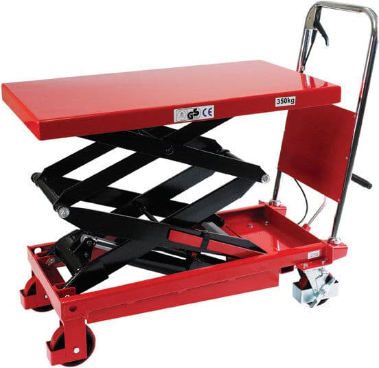 Lomax Mobilt Løftebord Højt Løft, 350 Kg, 350-1300 Mm
