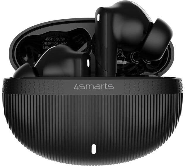 4smarts True Wireless SkyBuds Pro Høretelefoner m. Aktiv Støjreduktion - In-Ear - Sort