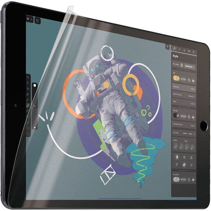 Apple iPad 10.2" (2021/2020/2019) PanzerGlass Graphicpaper Ultra-Wide Fit Skærmbeskyttelse - Gennemsigtig