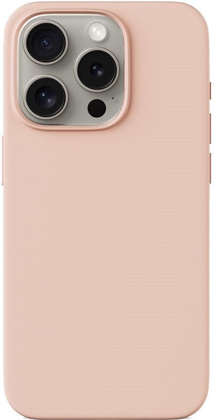 iPhone 15 Epico Silikone Bagside Cover - MagSafe Kompatibel - Lyserød