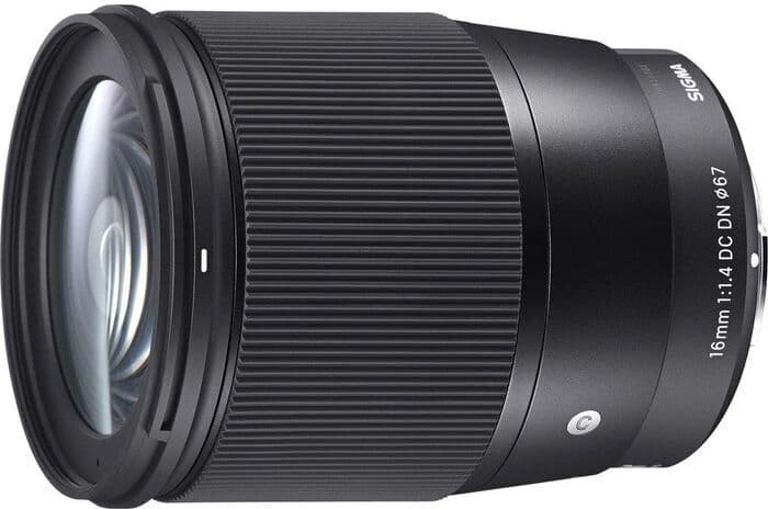 Sigma Contemporary 16mm 1.4 DC DN MFT   Schwarz - Refurbished
