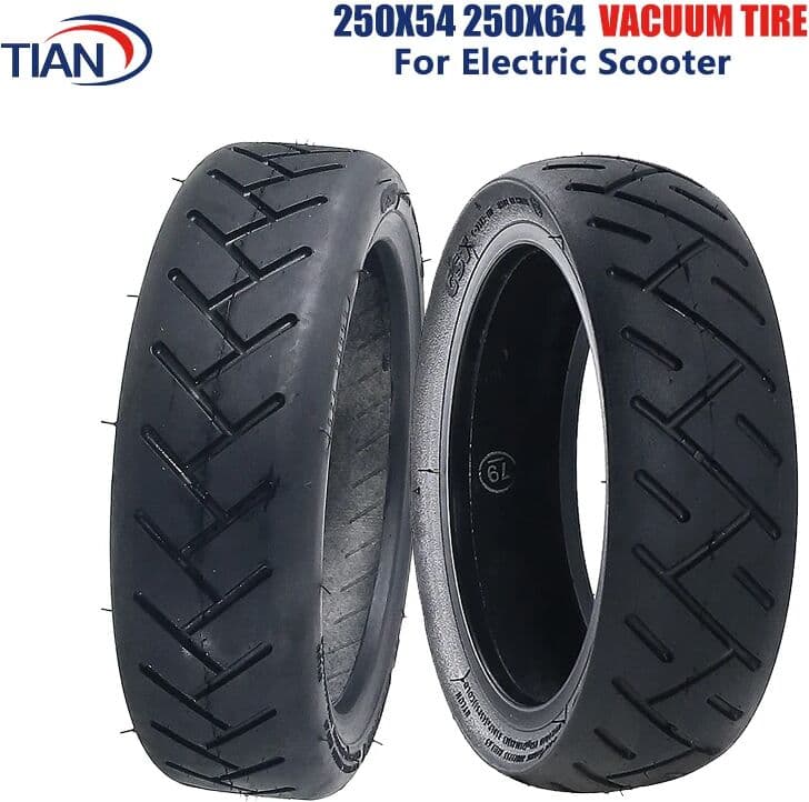 NONE 10 Inch 250x64 250X54 Tubeless Tyre For Xiaomi 4 Ultra/4 Lite Electric Scooter Front And Rear Wheel Replacement Parts