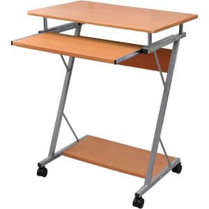 vidaXL Computertisch 20052, mit Rollen, braun, (B/H/T) 60 x 74 x 40 cm