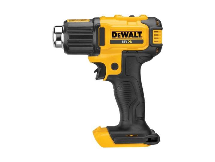 Heissluftgebläse DEWALT 18 V D , gelb, H:19,5cm L:16,1cm, Heissluftgeräte, Heissluftgebläse