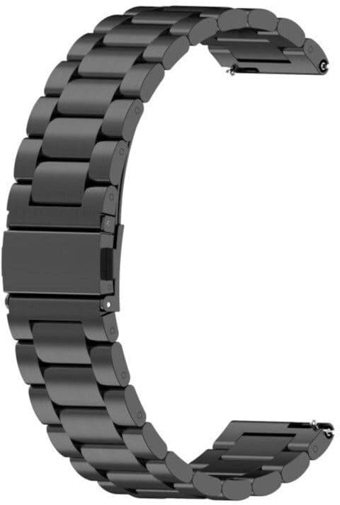 INCOVER Rem til Smartwatch - Rustfri Stål (22mm) - Sort