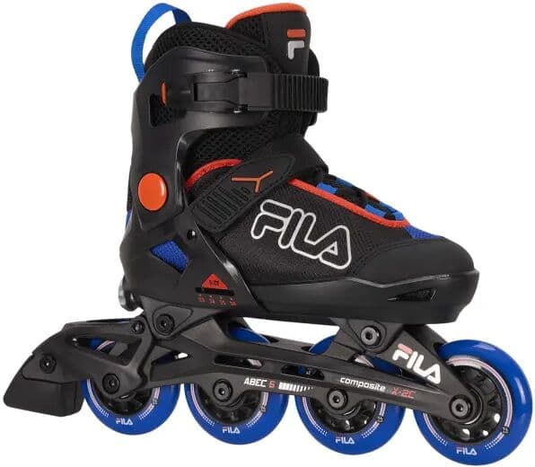 Inliner Kinder Fila X 2C (Schwarz/Blau/Orange - 37-40)