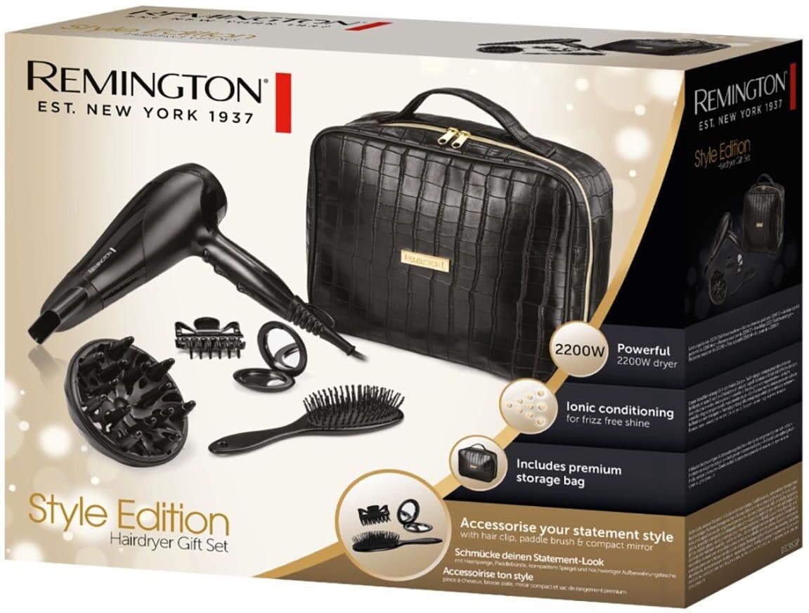 Remington Hårføner Gavesett D3195gp