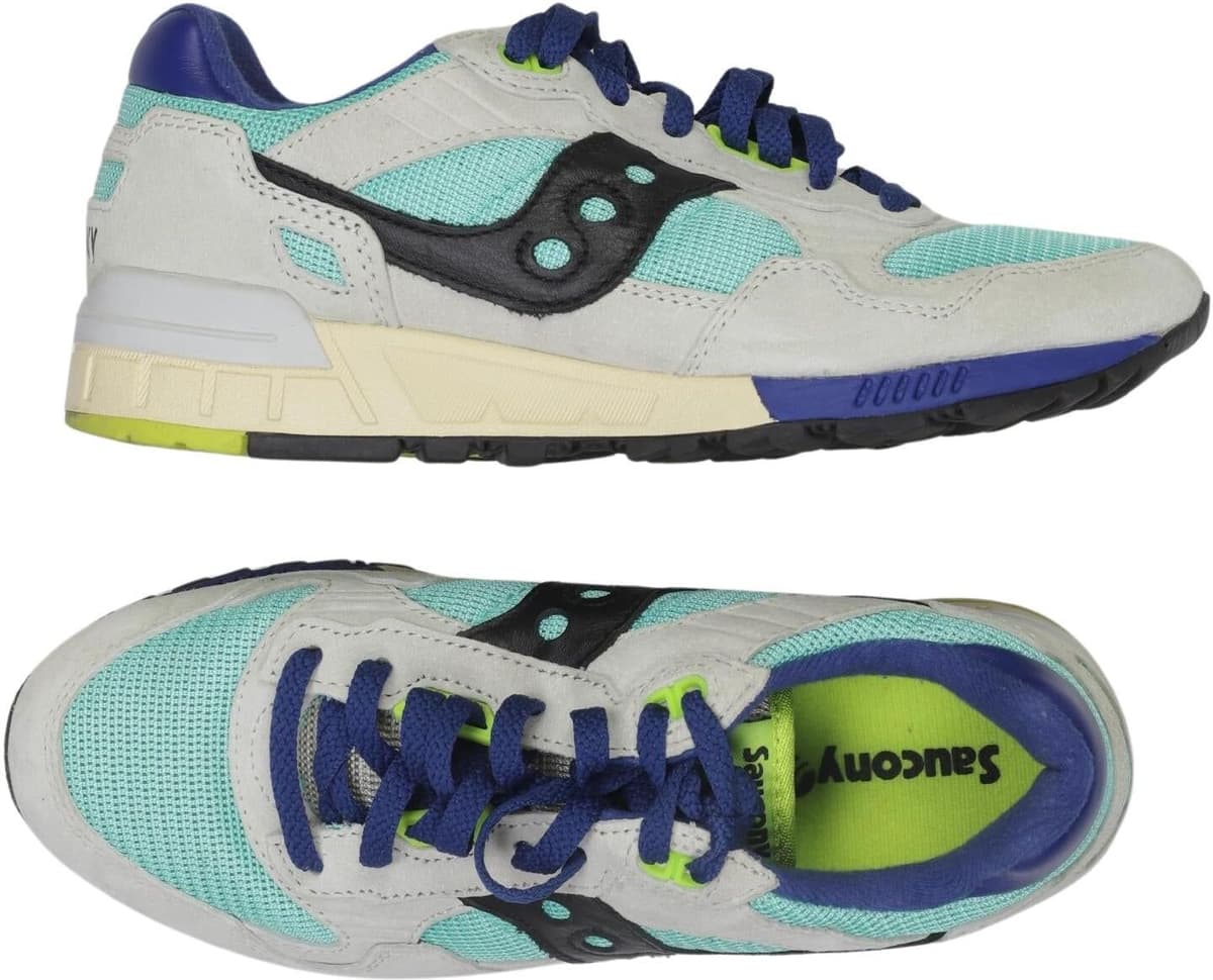 Saucony Damen Sneaker, Neon, Gr. EU 40, Leder - Second Hand