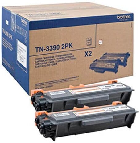 Brother Pack toners TN3390 (2 unidades)