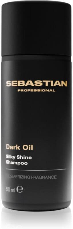 Sebastian Professional Dark Oil ενυδατικό σαμπουάν Για λάμψη και απαλότητα μαλλιών 50 ml