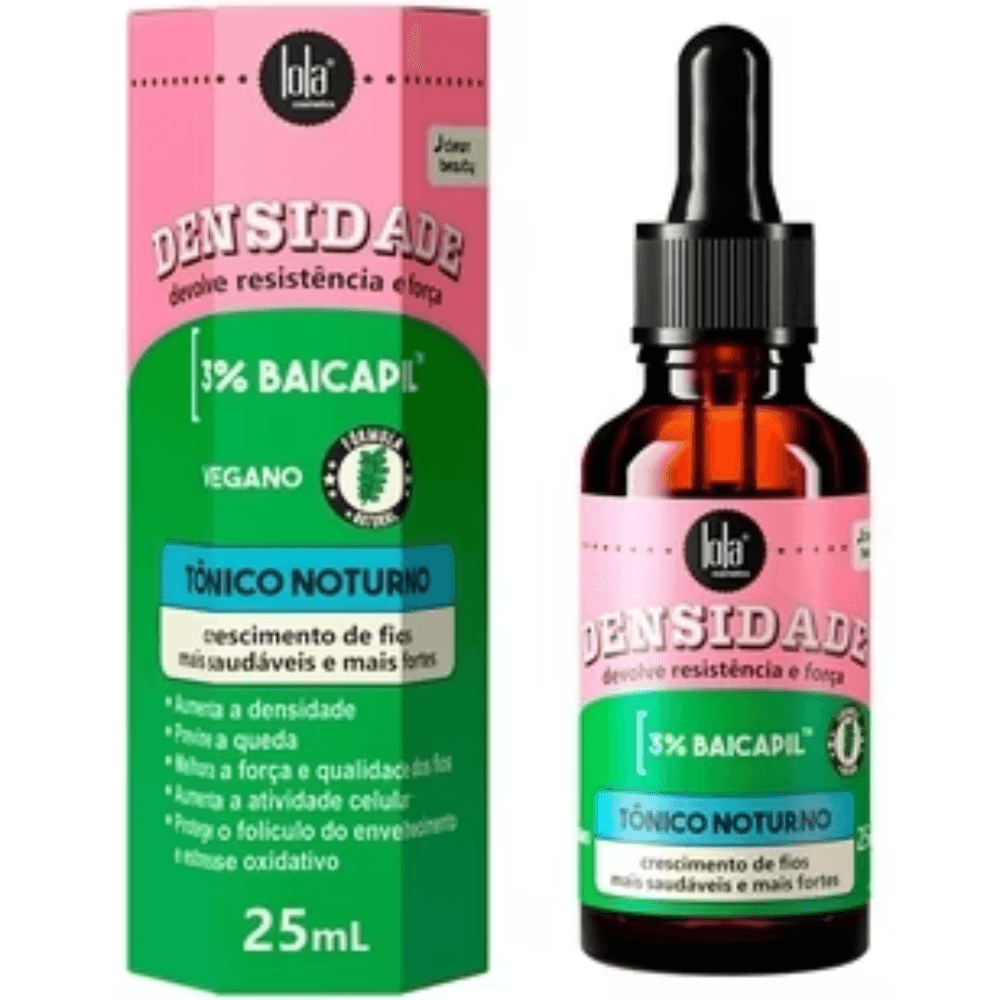 Lola Cosmetics Density Tónico capilar fortalecedor nocturno 25mL Caducidad: 2027-02-28