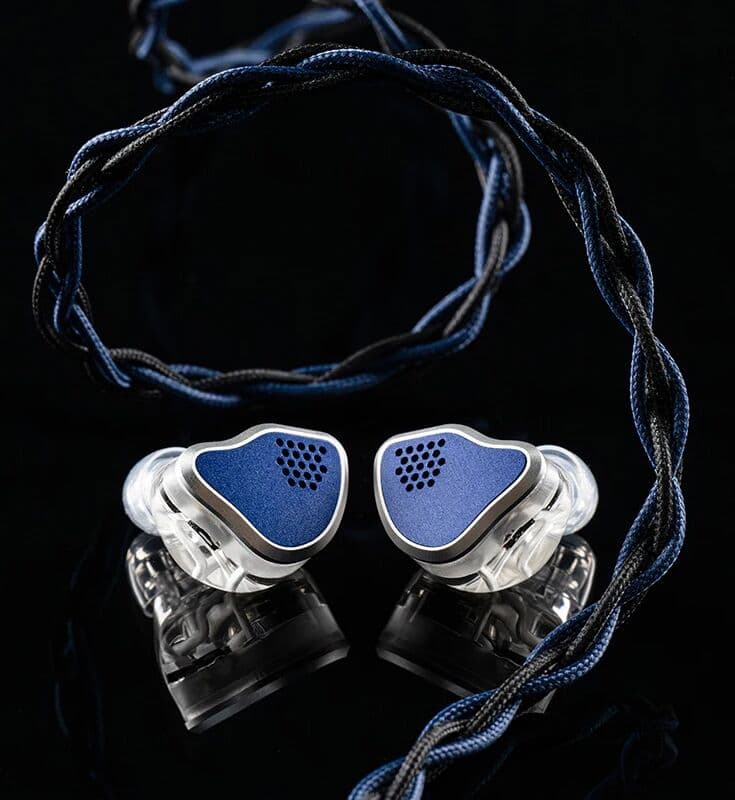 MOONDROP X Crinacle Silicon Earphone 1DD+2BA+2MEMS Tribrid IEMs with 0.78mm 2-pin Universal Interchangeable Cable