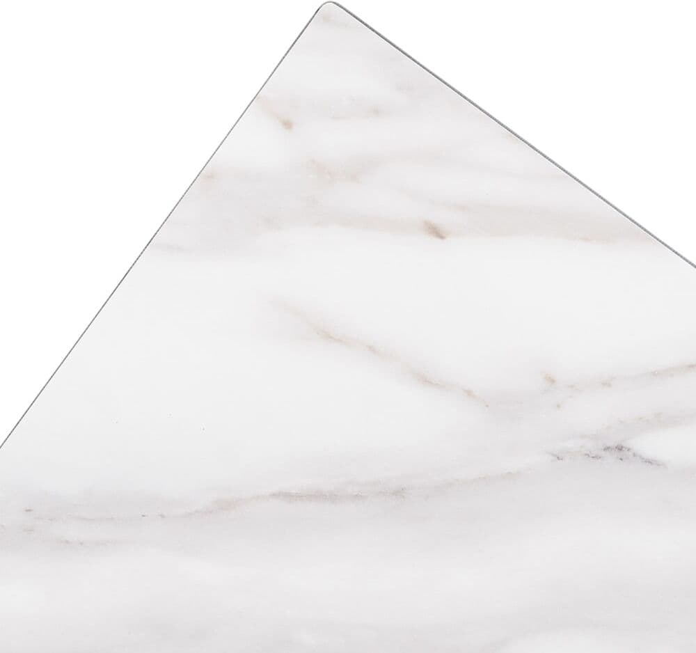 Defora Home Mesa hosteleria 70x70 pie blanco, sobre HPL marmol