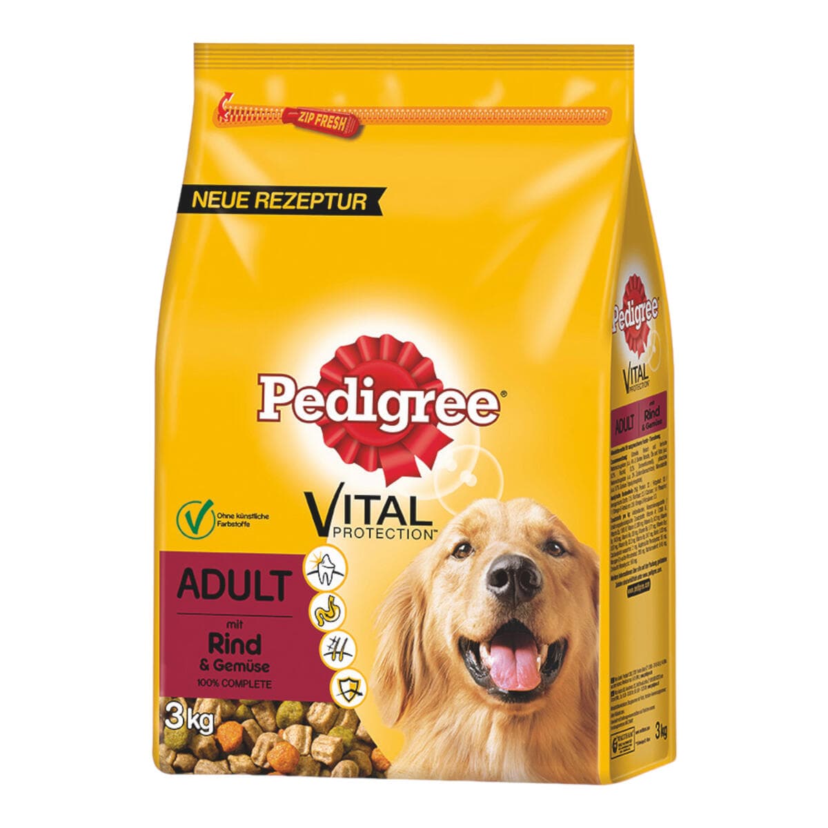 Trockenfutter mit Rind&Gemüse Adult 3000g von Pedigree