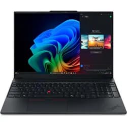 Lenovo ThinkPad E16 G4 (16", 2000 GB, 32 GB, DE, AMD Ryzen AI 7 445), Notebook, Schwarz
