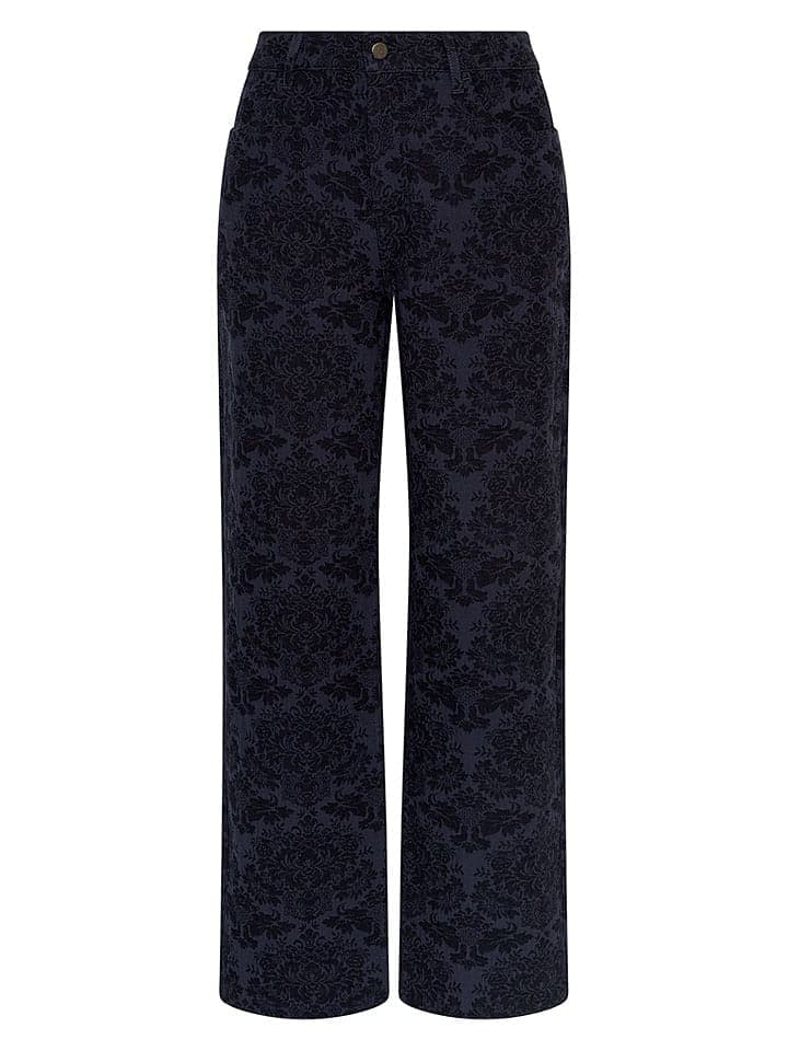 MOSS COPENHAGEN Hose in Dunkelblau - S