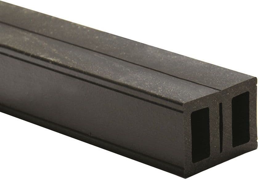 Kovalex Unterkonstruktion WPC 300 x 5,5 x 4 cm schwarz
