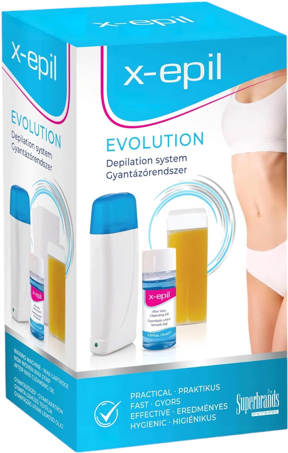 X-Epil Evolution - set epilare cu ceară