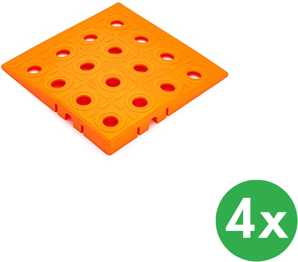B2B Partner Rohový nájezd GripTil, 4 ks, oranžový
