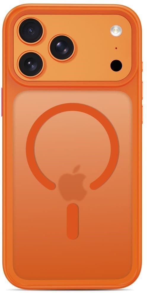 Tech-Protect iPhone 18 Pro / 17 Pro MagMat Mobil Cover - MagSafe Kompatibel - Mat Orange