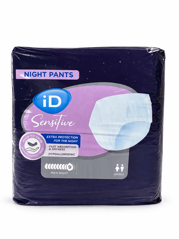 Ontex iD iD Sensitive Pants Maxi Night Medium - 16 paquets de 10 protections