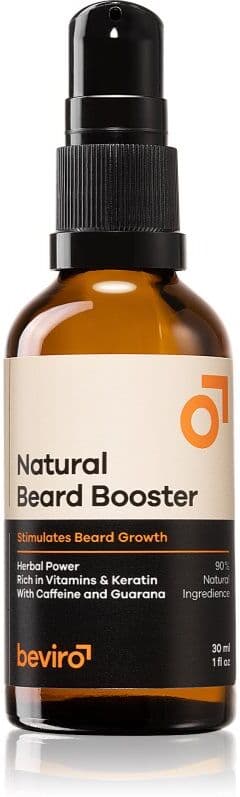 Beviro Natural Beard Booster pielęgnacja przyśpieszająca porost zarostu 30 ml