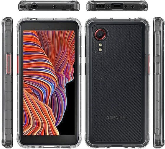 Samsung Galaxy Xcover 5 Hupsis Jämäkkä Suojakuori, Kirkas