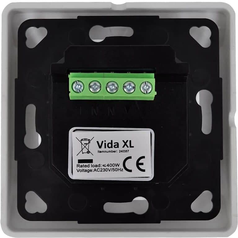 vidaXL Régulateur rotatif de moteur avec minuterie programmable