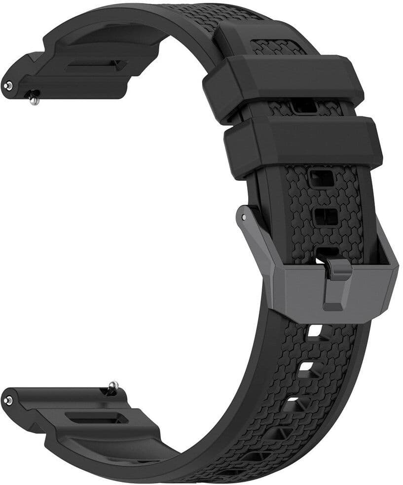 EIDERWOOD Garmin Venu X1 / Coros Nomad Silikonerem - Sort