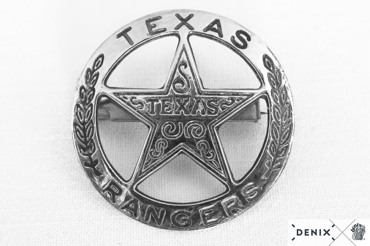 Denix Texas Rangers Circle Star Cut-out Badge
