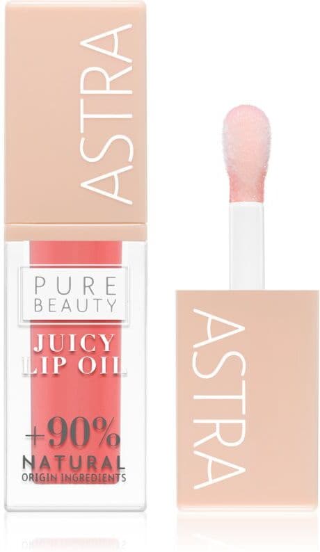 Astra Make-up Pure Beauty Juicy Lip Oil odżywczy błyszczyk do ust odcień 01 Peach 5 ml