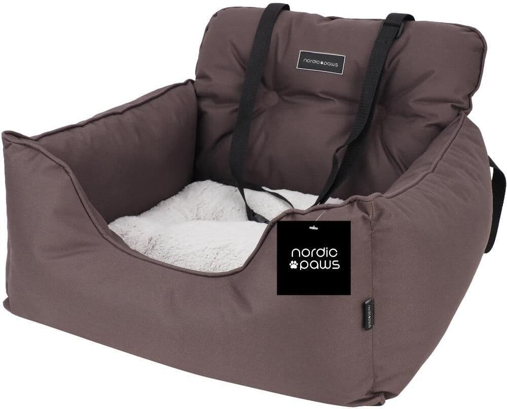 Nordic Paws - Car seat Luxury Brown Cozy - (697271866725)