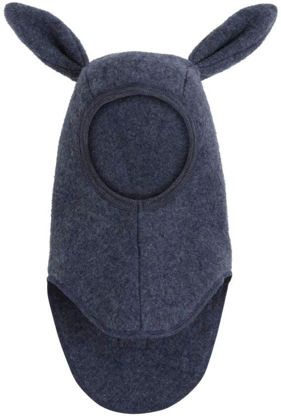Huttelihut Balaclava Ears Wool Fleece Ombre Blue Melange 53/4-6 år