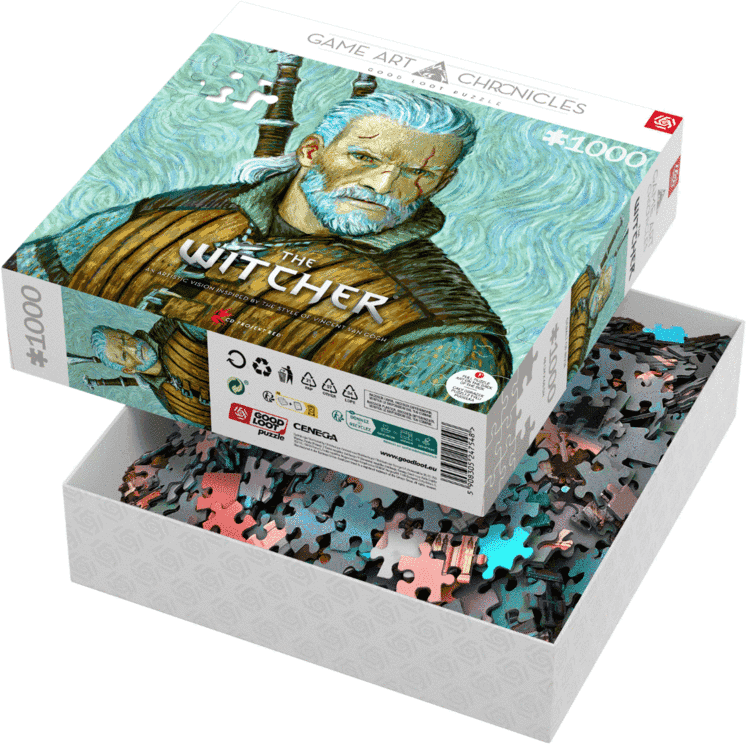 Good Loot Game Art Chronicles Puzzle: The Witcher Geralt & Vincent van Gogh
