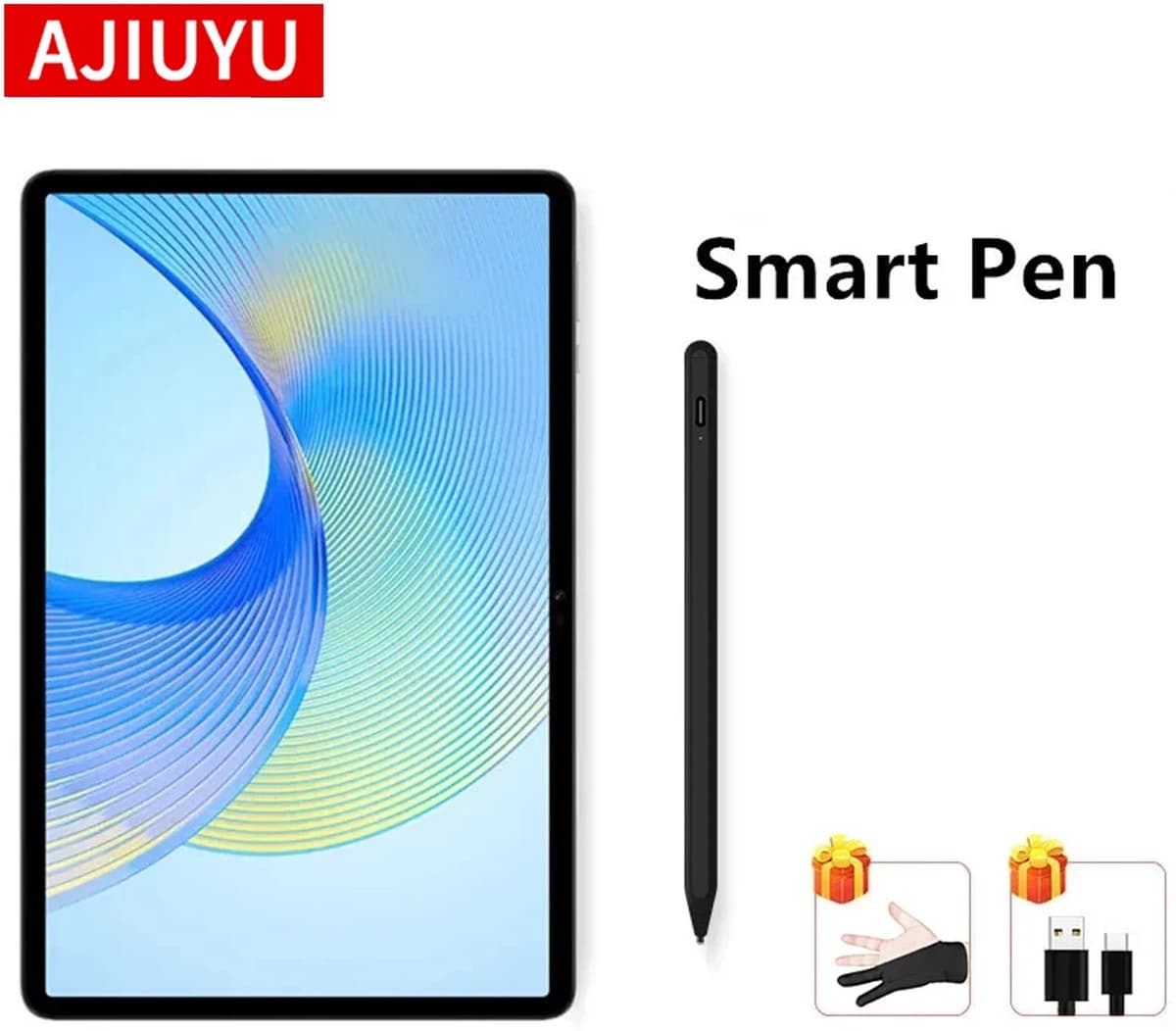 AJIUYU Stylus Pen For Huawei Honor Pad X9 8 V6 V7 V8 X8 Pro X8Pro X10 Mate Pad 11 SE T10S Tablet Screen Touch Pen Pencil Thin Drawing