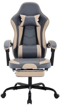 Kodotan sofa Gaming Chair, Ergonomic Computer Chair with Footrest and Massage Lumbar Support, Height Adjustable Swivel Video Game Chair
